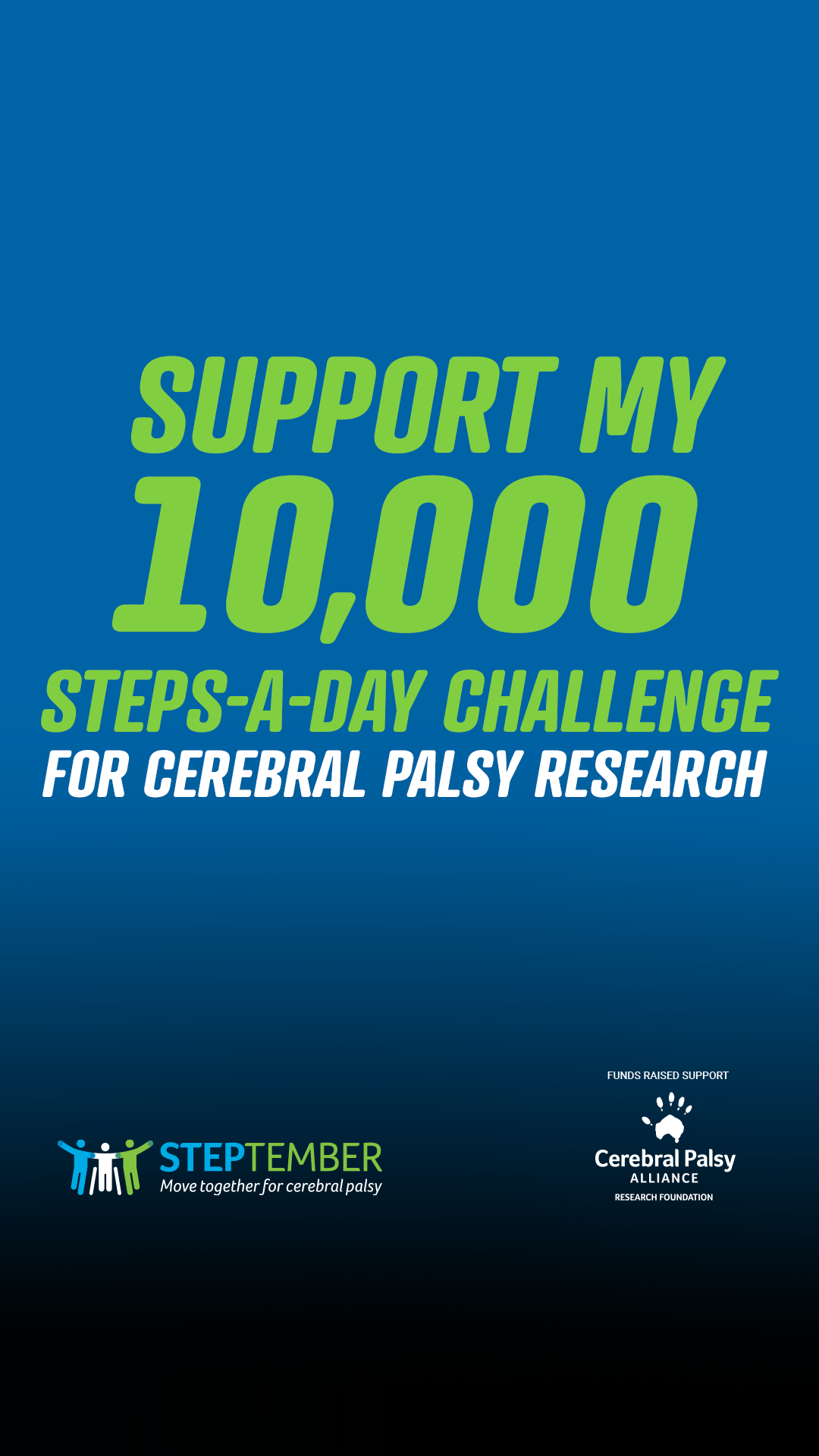 Support my steps challenge - Story